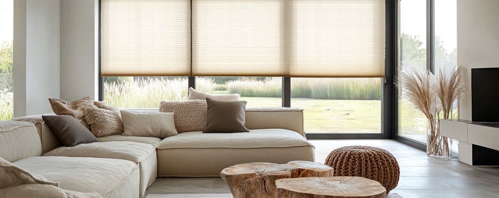 Cortinas plisadas