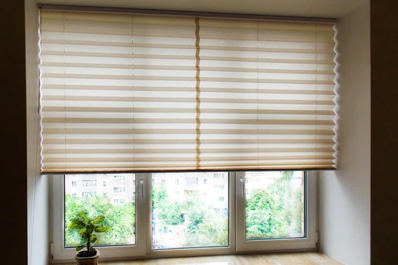Cortinas plisadas